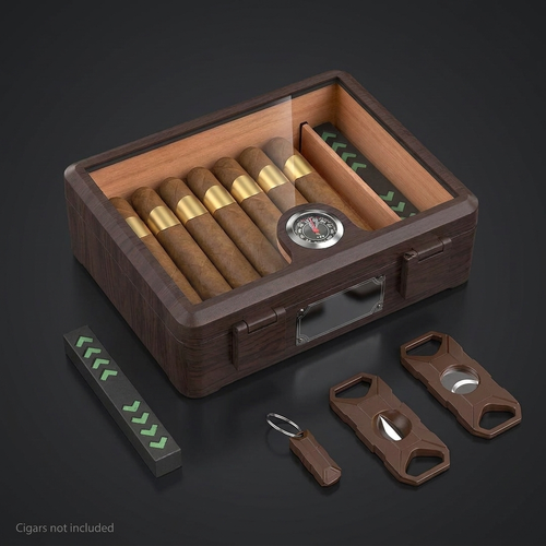 QuanTia Cedar Wood Humidor