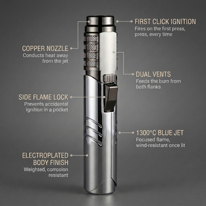 Electroplated Jet Lighter